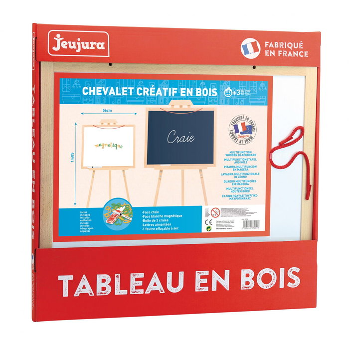 Jeujura Creative caballete de madera