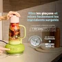 Ninja BlendBoss DB351EUCY Licuadora 1200 W, 3 Programas, Vaso 760 ml con Asa, Libre de BPA, Color Azul Medianoche