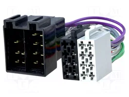 4CARMEDIA Adaptador ISO para Audi, VW y Škoda
