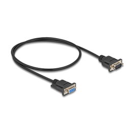 DeLOCK Cable serie RS-232 D-Sub9 macho a hembra 0,5 m