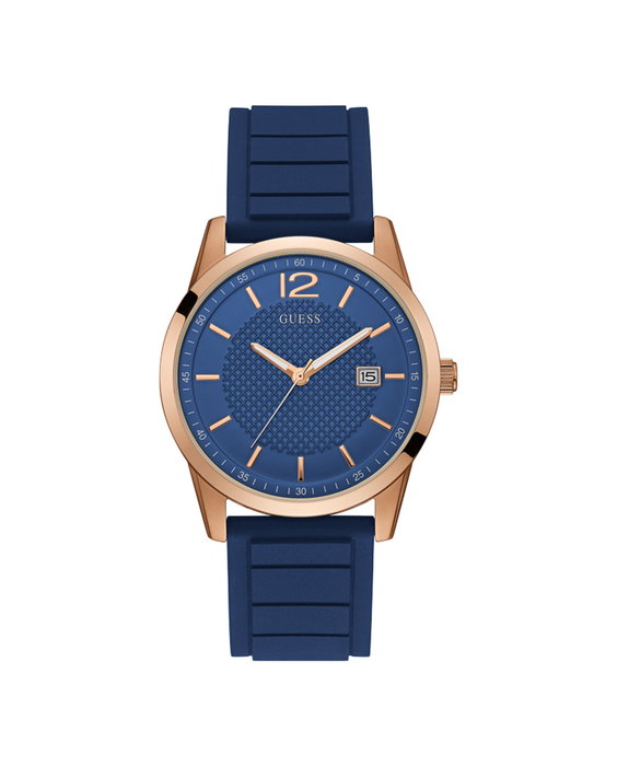 Guess W0991G4 con correa azul y caja oro rosa Guess W0991G4 con correa azul y caja oro rosa