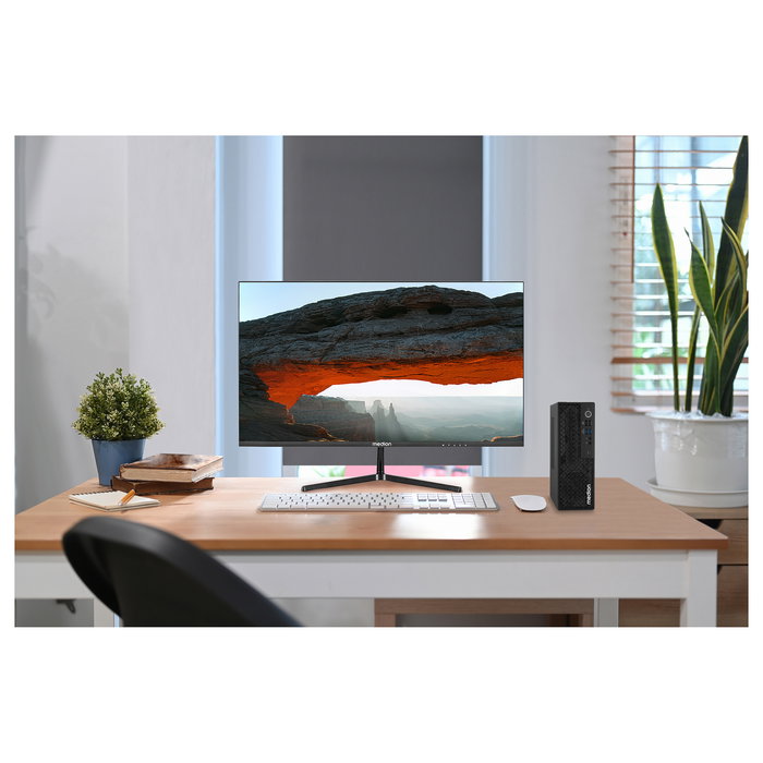 MEDION PICOWORX T80III MD340012 Mini PC, Intel Core Ultra 5 228V 8-Core, 32GB DDR5 RAM, 1TB SSD M.2 PCIe, Intel Arc Graphics, Wi-Fi 6E, Bluetooth 5.3, Windows 11 Home