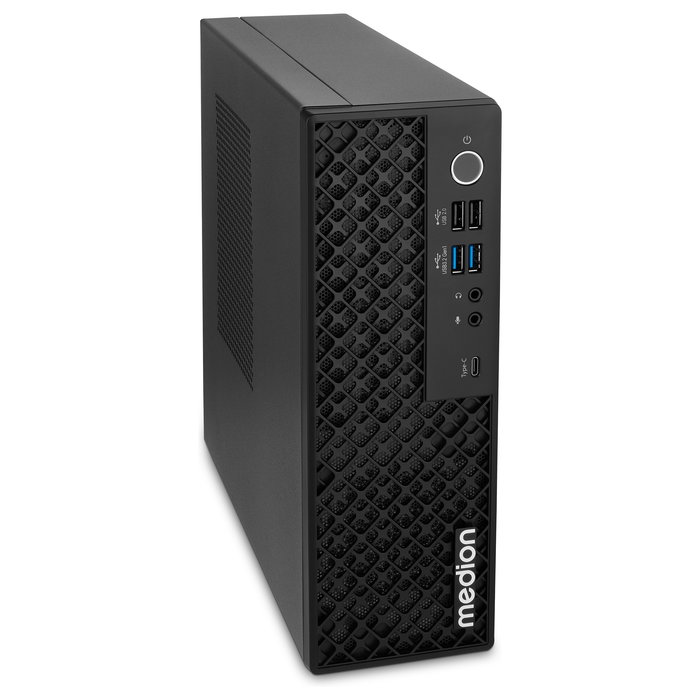 MEDION PICOWORX T80III MD340012 Mini PC, Intel Core Ultra 5 228V 8-Core, 32GB DDR5 RAM, 1TB SSD M.2 PCIe, Intel Arc Graphics, Wi-Fi 6E, Bluetooth 5.3, Windows 11 Home