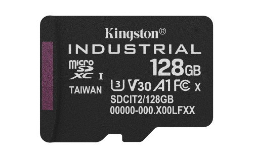 Kingston Industrial microSDXC 128 GB A1 pSLC con adaptador SD