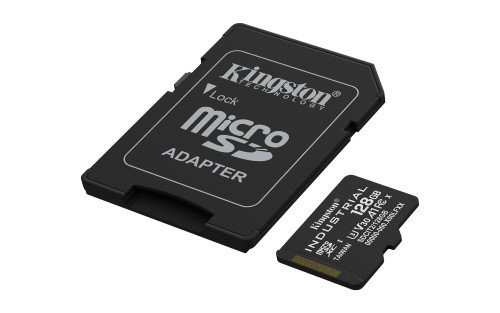 Kingston Industrial microSDXC 128 GB A1 pSLC con adaptador SD