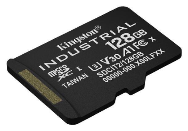 Kingston Industrial microSDXC 128 GB A1 pSLC con adaptador SD