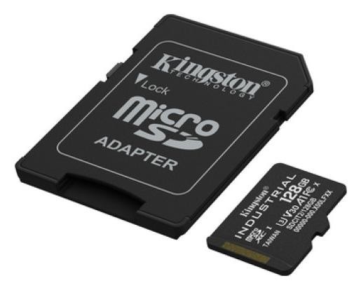 Kingston Industrial microSDXC 128 GB A1 pSLC con adaptador SD