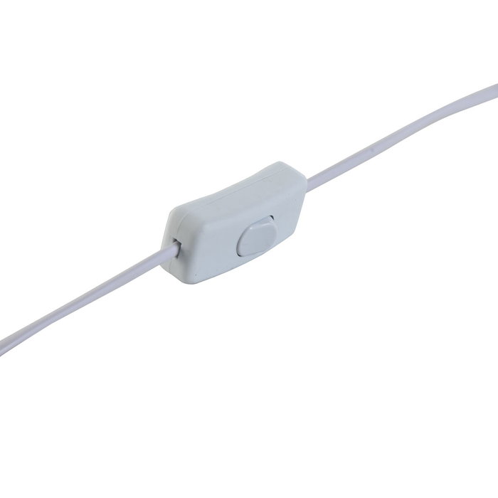 DKD Home Decor Lámpara de Sobremesa de Porcelana Espiral Blanca