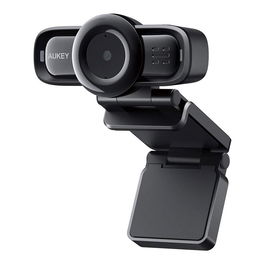 AUKEY Webcam PC-LM3 Autofocus Full HD 1080p con Sensor CMOS 1/3" Negra