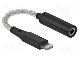 DeLOCK 66317 Adaptador de Audio Lightning a 3,5 mm con DAC Hi-Res