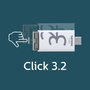 Philips Click Series USB-C 32GB Blanco y Transparente
