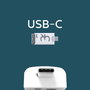 Philips Click Series USB-C 32GB Blanco y Transparente