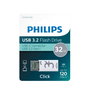 Philips Click Series USB-C 32GB Blanco y Transparente