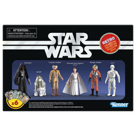 Hasbro Set 6 figuras Retro Star Wars: Una Nueva Esperanza 9,5cm