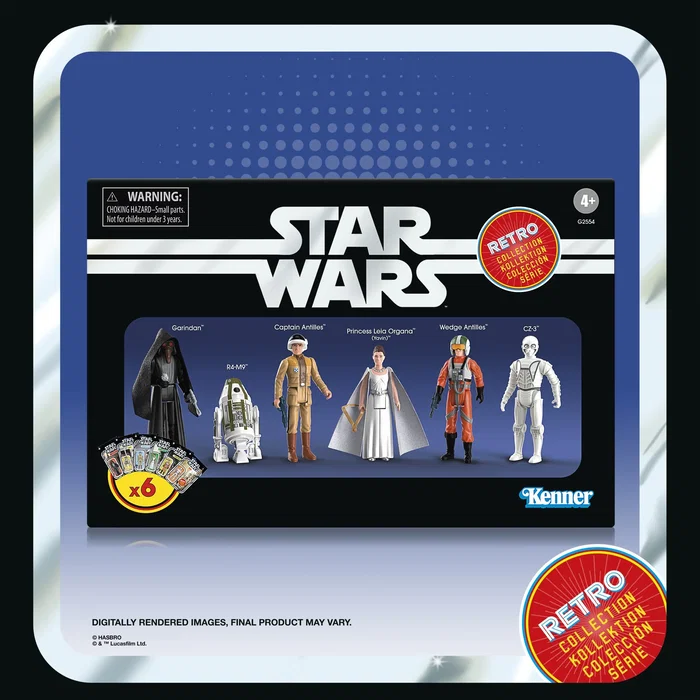 Hasbro Star Wars Retro Collection Pack de 6 Figuras Episodio IV