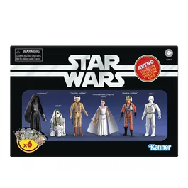 Hasbro Star Wars Retro Collection Pack de 6 Figuras Episodio IV