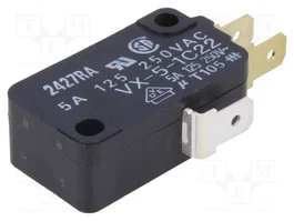 Aratas (Formerly Omron Components) Microconmutador SNAP ACTION VX-5-1C22 SPDT 5A/250VAC sin palanca