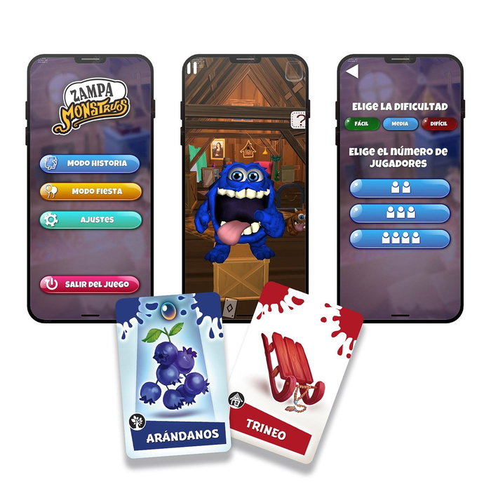 Devir - Zampa Monstruos - Juego de Mesa Cooperativo para Niños de 6+ Años - Mecánica de Mezcla de Colores, 2-4 Jugadores, 20 Minutos, Modo Historia y Fiesta - Castellano Devir - Zampa Monstruos - Juego de Mesa Cooperativo para Niños de 6+ Años - Mecánica de Mezcla de Colores, 2-4 Jugadores, 20 Minutos, Modo Historia y Fiesta - Castellano