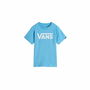 Camiseta de Manga Corta Infantil Vans Classic Heritage Azul