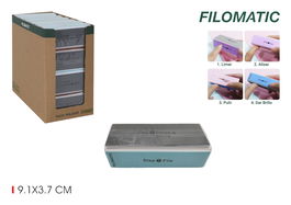 Filomatic Taco Pulidor 4 Fases 9.1x3.7 cm (24 Unidades)