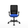 PIQUERAS Y CRESPO Silla de oficina Zulema con mecanismo Sincro, Azul y Negro
