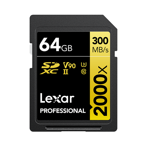 Lexar Professional 2000x 64 GB SDHC UHS-II Clase 10