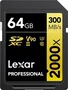Lexar Professional 2000x 64 GB SDHC UHS-II Clase 10