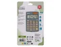 Liderpapel xf07 Calculadora de Bolsillo 8 Dígitos Solar y Pilas Gris 98x62x8 mm