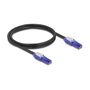 DeLOCK Cable de red RJ45 Cat.6 UTP con conectores angulares de 180°, 1 m