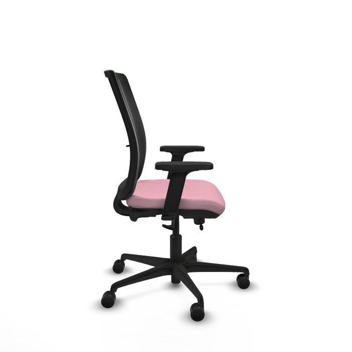 PIQUERAS Y CRESPO Silla de oficina Haches Rosa y Negro
