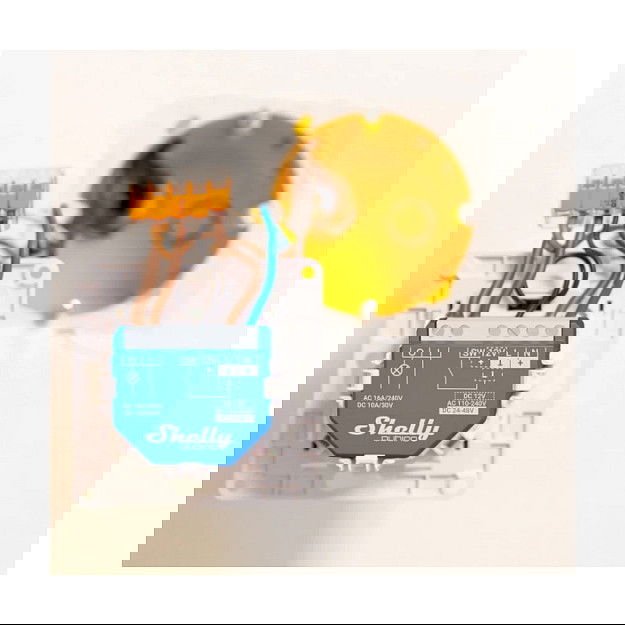 Shelly Wave 1 Relais Z-Wave Max 16A 1 Canal Inteligente para Empotrar