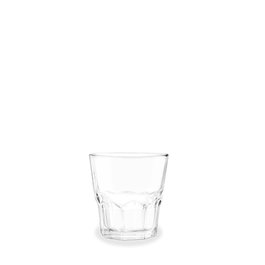 Vicrila Siena Vaso Bajo 16 cl, Vaso de Vidrio con Borde Grueso, Alto 74 mm Diámetro 73 mm (Set de 6)