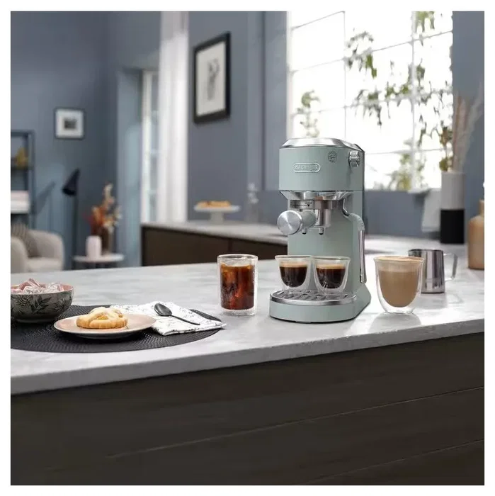 De'Longhi Dedica Duo EC890.GR Máquina de Expresso con Cold Brew 15 bares Blanca