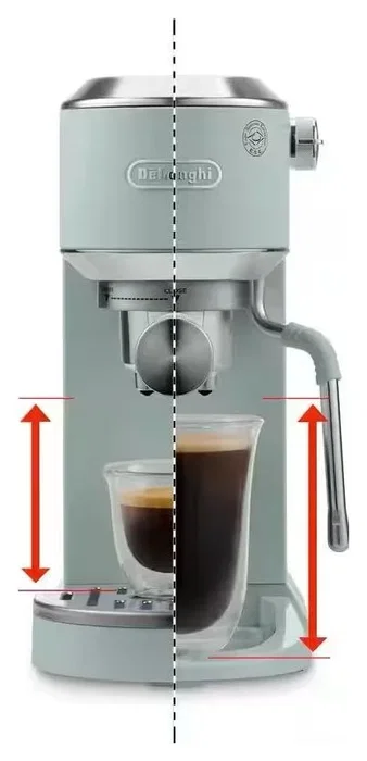 De'Longhi Dedica Duo EC890.GR Máquina de Expresso con Cold Brew 15 bares Blanca