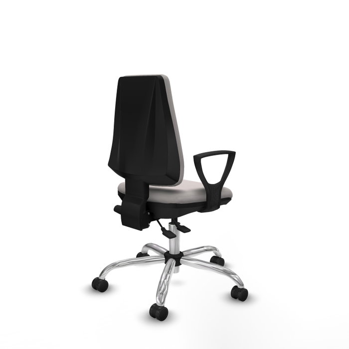 PIQUERAS Y CRESPO Silla de oficina Elche con mecanismo Asincro, Blanco PIQUERAS Y CRESPO Silla de oficina Elche con mecanismo Asincro, Blanco