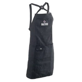 Muc-Off Delantal de Taller Ajustable con Bolsillos, Negro, Protección Antigrasa