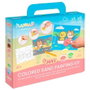 Jovi Kit Kawaii Pinta con Arena de Colores con 8 Botes de 45g, 3 Láminas y Punzón