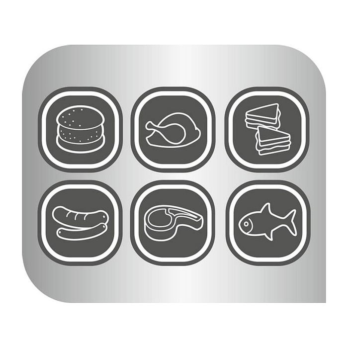 Tefal OptiGrill GC705816 Parrilla Eléctrica Negra Placa Acero Inoxidable 600 cm² 2000W Tefal OptiGrill GC705816 Parrilla Eléctrica Negra Placa Acero Inoxidable 600 cm² 2000W