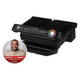 Tefal OptiGrill GC705816 Parrilla Eléctrica Negra Placa Acero Inoxidable 600 cm² 2000W