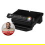 Tefal OptiGrill GC705816 Parrilla Eléctrica Negra Placa Acero Inoxidable 600 cm² 2000W