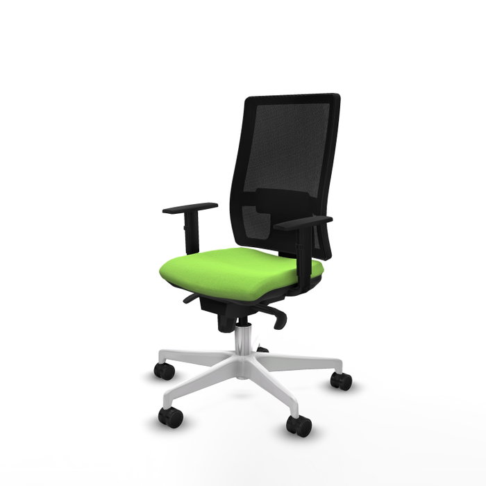 PIQUERAS Y CRESPO Silla de oficina Horna con mecanismo Sincro, Pistacho y Negro PIQUERAS Y CRESPO Silla de oficina Horna con mecanismo Sincro, Pistacho y Negro