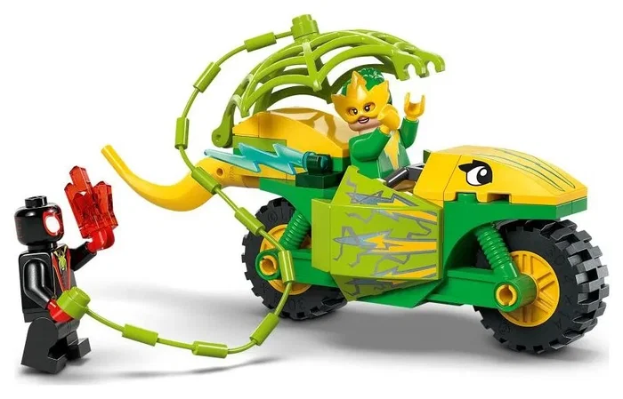 LEGO Marvel Spin y Electro: Duelo de Vehículos Dinosaurio