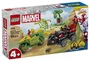 LEGO Marvel Spin y Electro: Duelo de Vehículos Dinosaurio