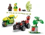 LEGO Marvel Spin y Electro: Duelo de Vehículos Dinosaurio