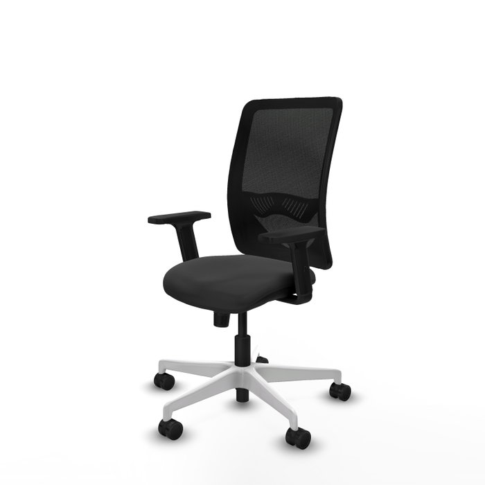 PIQUERAS Y CRESPO Silla de oficina Zulema con mecanismo Sincro, Gris oscuro y Negro PIQUERAS Y CRESPO Silla de oficina Zulema con mecanismo Sincro, Gris oscuro y Negro