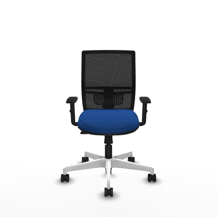 PIQUERAS Y CRESPO Silla de oficina Yunquera con mecanismo Sincro/Traslack, Azul y Negro PIQUERAS Y CRESPO Silla de oficina Yunquera con mecanismo Sincro/Traslack, Azul y Negro