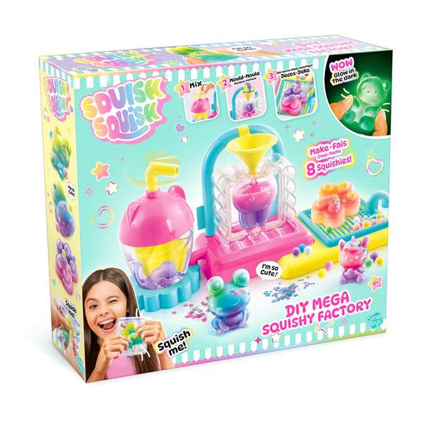 Canal Toys Fábrica de Squishies DIY Juego Creativo con Moldes para Crear Squishies Glow in The Dark - Incluye Geles, Colorantes y Purpurina - Multicolor Canal Toys Fábrica de Squishies DIY Juego Creativo con Moldes para Crear Squishies Glow in The Dark - Incluye Geles, Colorantes y Purpurina - Multicolor