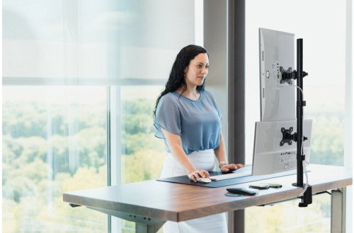 Kensington brazo vertical para dos monitores hasta 81,3 cm (32") k53802ww