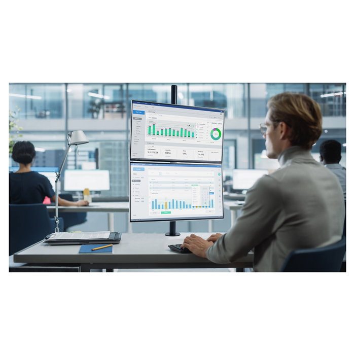 Kensington Brazo vertical para dos monitores K53802WW Kensington Brazo vertical para dos monitores K53802WW