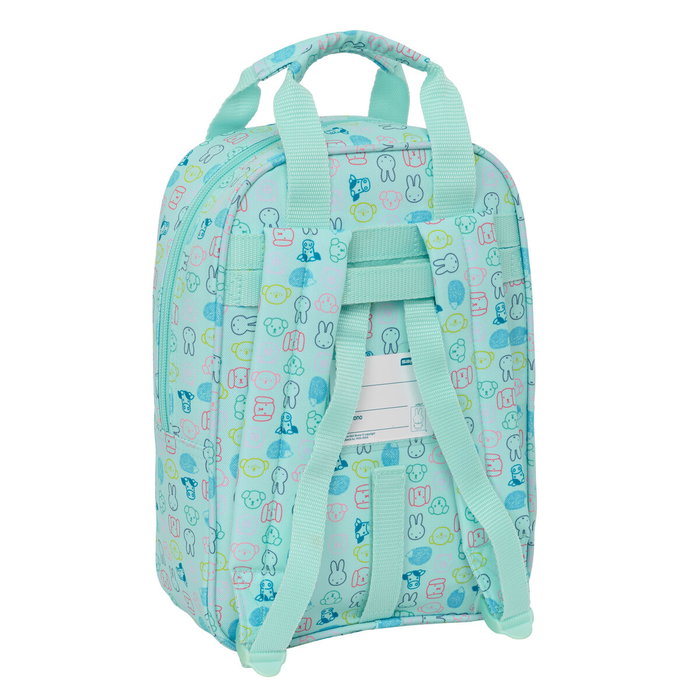 Safta Mochila Infantil Miffy Friends Reciclada y Repelente al Agua